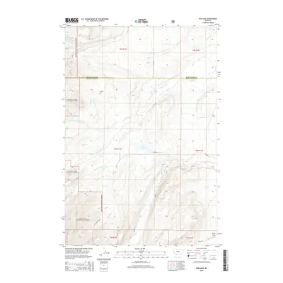 2014 Map of Rein Lake, 2014 Print