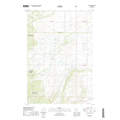 2020 Map of Rein Lake, 2020 Print