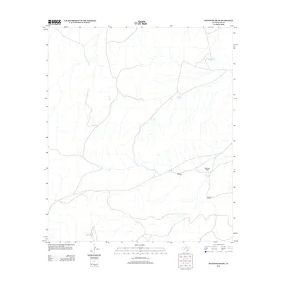 2012 Map of Reininger Draw, 2012 Print
