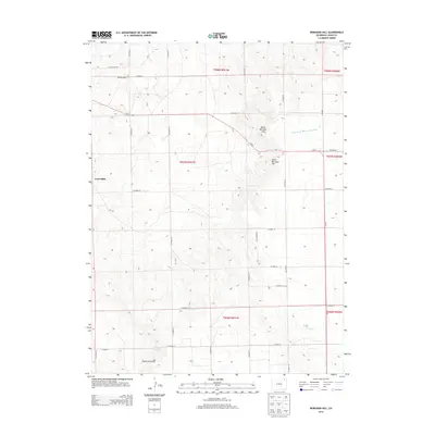 2013 Map of Reiradon Hill, 2013 Print