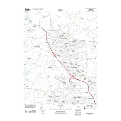 2011 Map of Reisterstown, 2011 Print