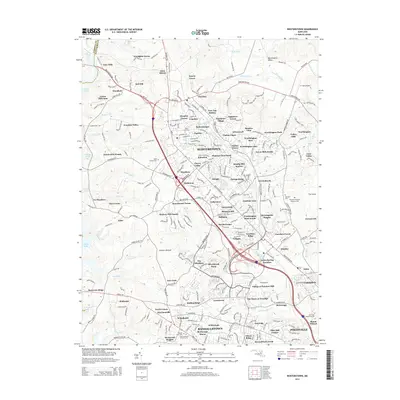 2014 Map of Reisterstown, 2014 Print