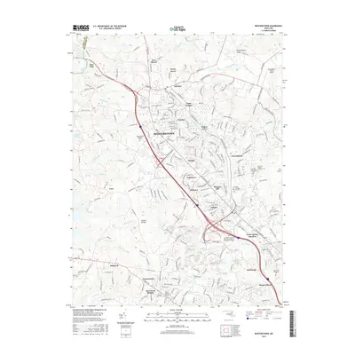 2016 Map of Reisterstown, 2016 Print