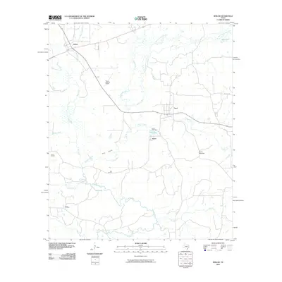 2010 Map of Reklaw, 2010 Print