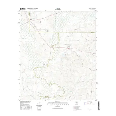 2016 Map of Reklaw, 2016 Print