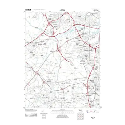 2011 Map of Relay, 2011 Print