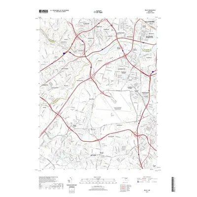 2019 Map of Relay, 2019 Print