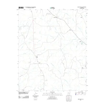 2011 Map of Relfs Bluff, 2011 Print