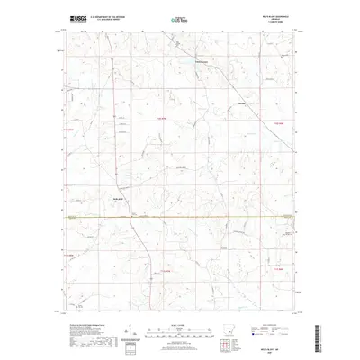 2020 Map of Relfs Bluff, 2020 Print