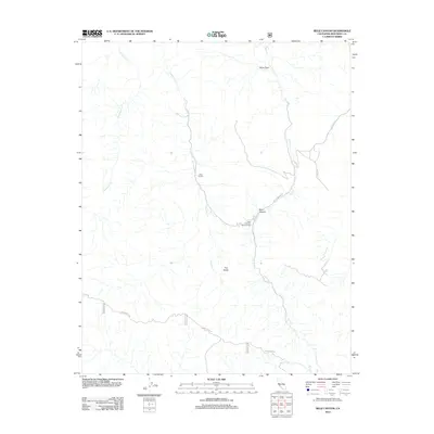2012 Map of Reliz Canyon, 2012 Print