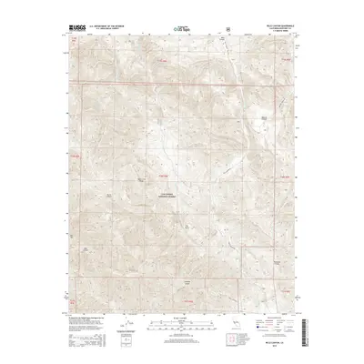2015 Map of Reliz Canyon, 2015 Print