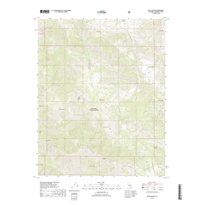 2018 Map of Reliz Canyon, 2018 Print