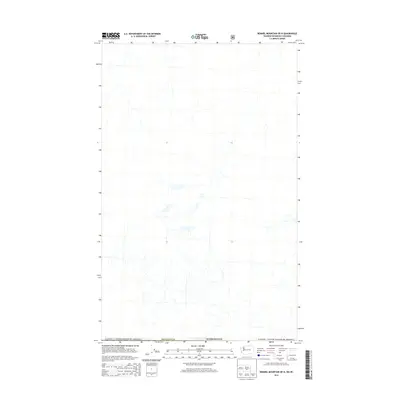 2014 Map of Remmel Mountain OE N, 2014 Print