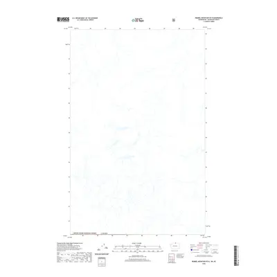 2020 Map of Remmel Mountain OE N, 2020 Print