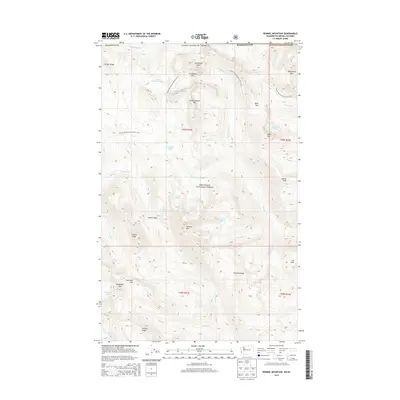 2014 Map of Remmel Mountain, 2014 Print
