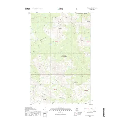 2020 Map of Remmel Mountain, 2020 Print