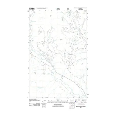 2011 Map of Rendevous Mountain, 2011 Print