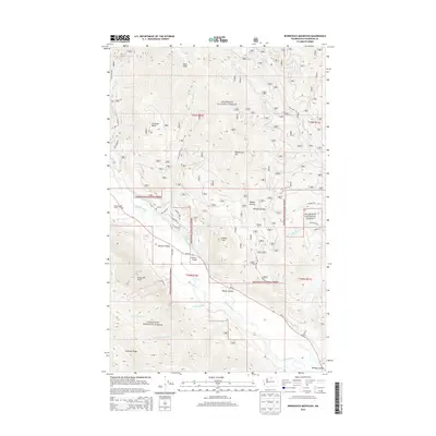 2014 Map of Rendevous Mountain, 2014 Print
