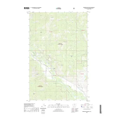 2020 Map of Rendevous Mountain, 2020 Print