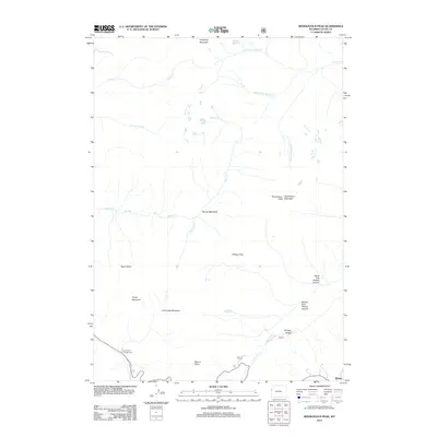 2012 Map of Rendezvous Peak, 2012 Print