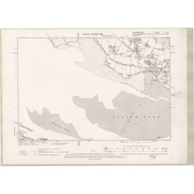 1896 Map of Renfrewshire Sheet II.NE, 1899 Print