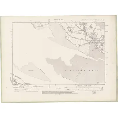 1912 Map of Renfrewshire Sheet II.NE, 1919 Print