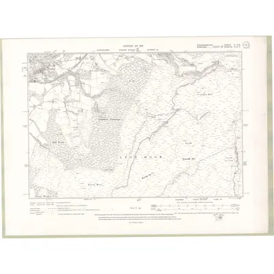 1912 Map of Renfrewshire Sheet V.NE, 1915 Print