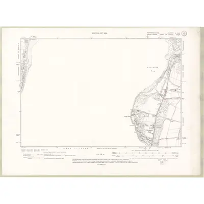1912 Map of Renfrewshire Sheet V.NW, 1919 Print