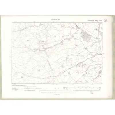 1912 Map of Renfrewshire Sheet VI.SE, 1915 Print