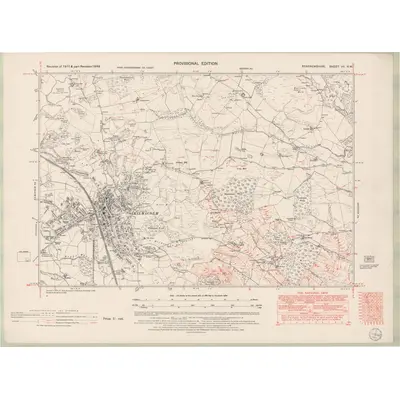 1949 Map of Renfrewshire Sheet VII.NW, 1951 Print
