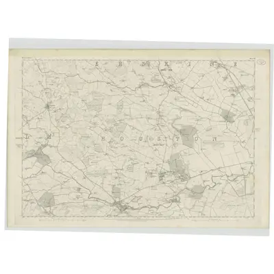1857 Map of Renfrewshire, Sheet VII, 1863 Print