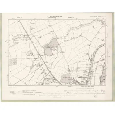 1895 Map of Renfrewshire Sheet VIII.SW, 1898 Print