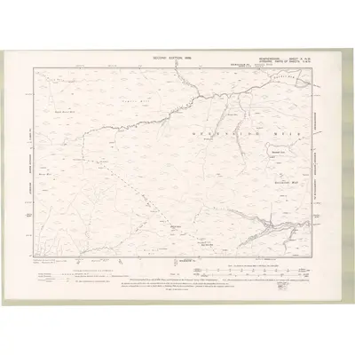 1895 Map of Renfrewshire Sheet X.NW, 1899 Print
