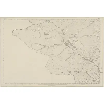 1857 Map of Renfrewshire, Sheet X, 1863 Print