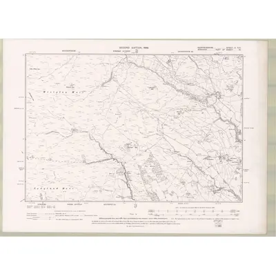 1895 Map of Renfrewshire Sheet X.SE, 1899 Print