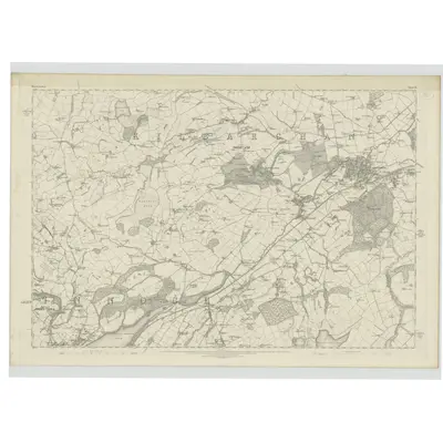 1857 Map of Renfrewshire, Sheet XI, 1863 Print
