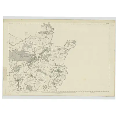 1858 Map of Renfrewshire, Sheet XIII, 1863 Print