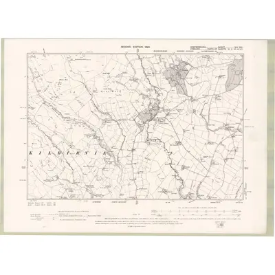 1895 Map of Renfrewshire Sheet XIV.NE, 1898 Print