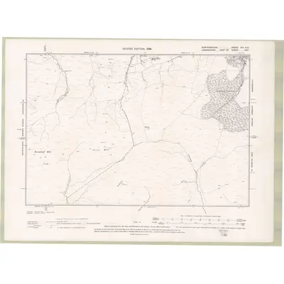1895 Map of Renfrewshire Sheet XIX.SE, 1899 Print