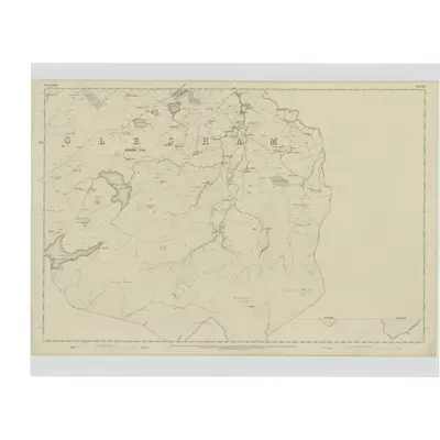 1856 Map of Renfrewshire, Sheet XIX (with inset XX), 1863 Print