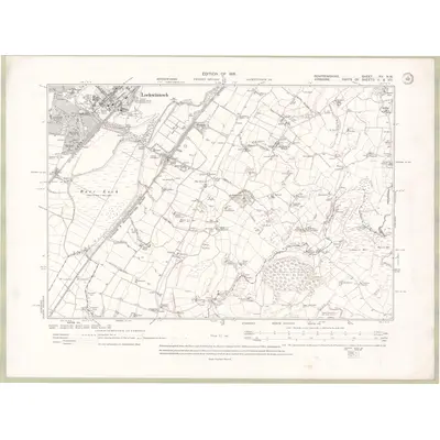 1912 Map of Renfrewshire Sheet XV.NW, 1915 Print