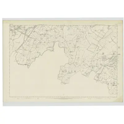 1857 Map of Renfrewshire, Sheet XV, 1863 Print