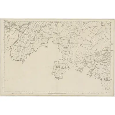 1857 Map of Renfrewshire, Sheet XV, 1863 Print
