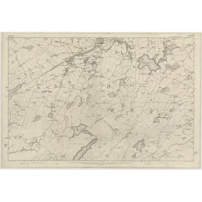 1856 Map of Renfrewshire, Sheet XVI, 1863 Print