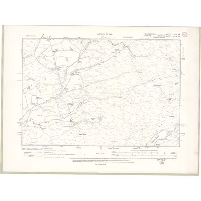 1912 Map of Renfrewshire Sheet XVIII.SE, 1915 Print