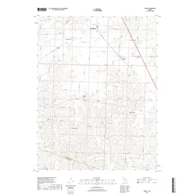 2017 Map of Renick, 2017 Print