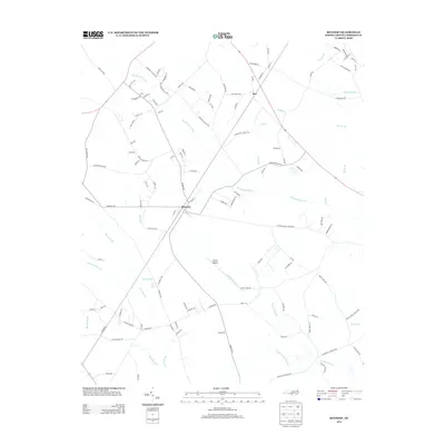 2013 Map of Rennert, 2013 Print