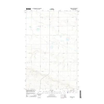 2014 Map of Rennie Lake, 2014 Print