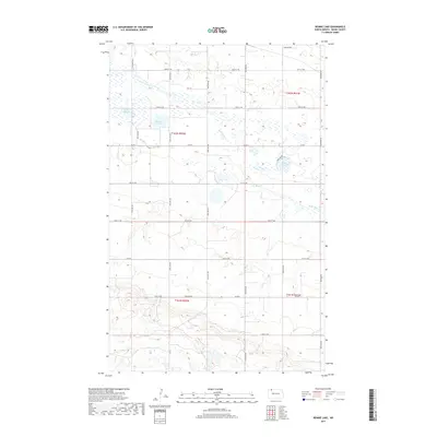 2017 Map of Rennie Lake, 2017 Print