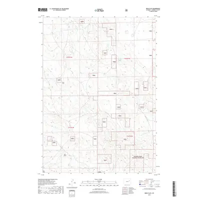 2018 Map of Reno Flats, 2018 Print